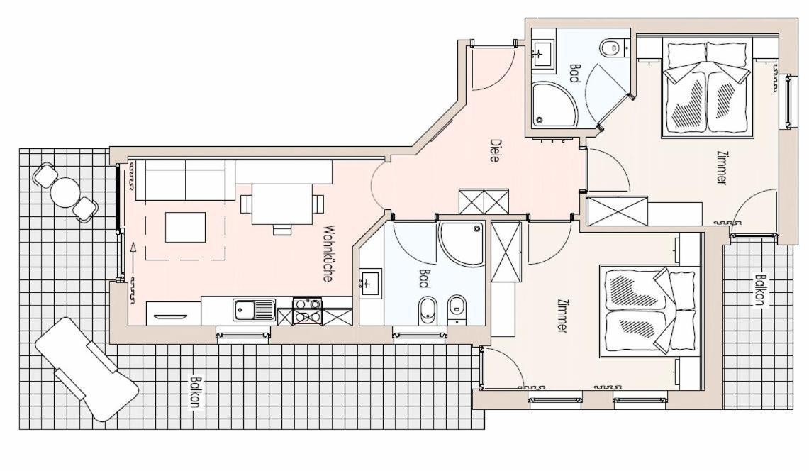 Amelia Apartments Tirolo Luaran gambar