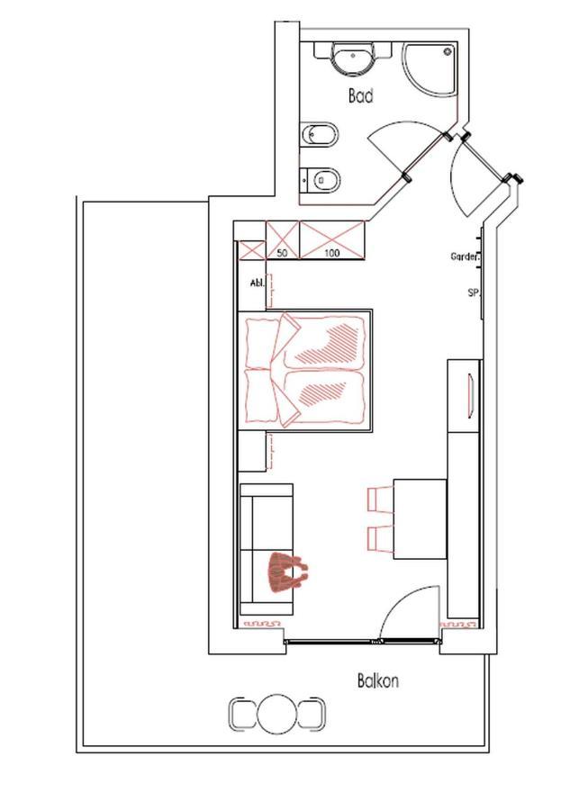 Amelia Apartments Tirolo Luaran gambar